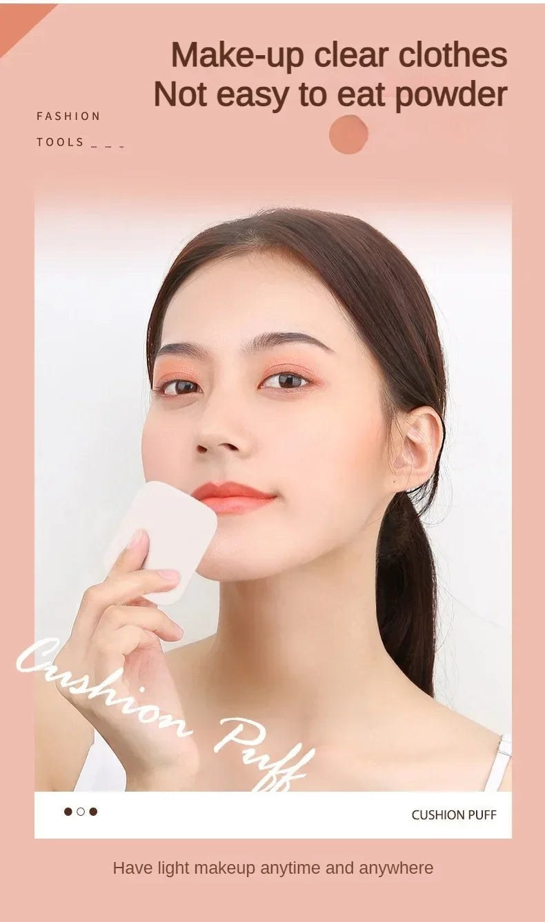 20pcs Cosmetic Puff Makeup Super Soft Puff Wet Dry Dual Use BB CC Cream Contour Facial Makeup Sponge Portable Trave Beauty Tool