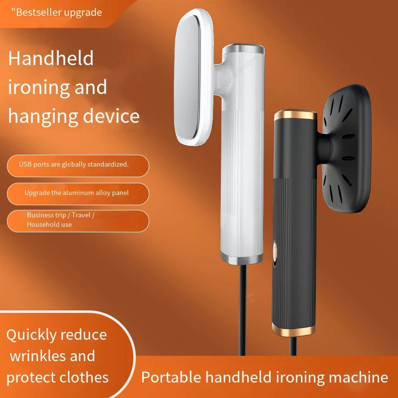 Handheld Iron Steamer 360° Ironing Small Garment Steamer USB Powered Electric Ironing Machine for Fabric Clothes Ironing