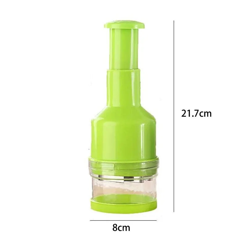 Stainless Steel Onion Chopper Hand Pressure Food Chopper Cutter Slicer Peeler Manual Vegetable Garlic Kitchen Shredder Tool