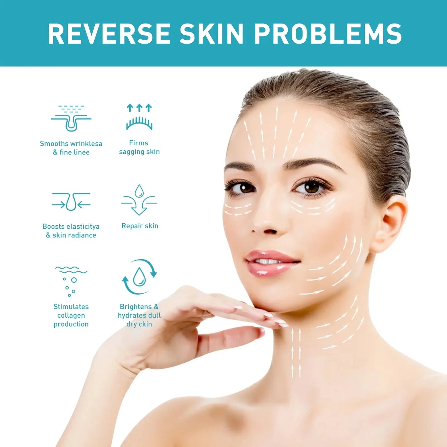 Nicotinamide Smooth Facial Skin Care Younger Serum Smooth Wrinkle Serum Collagen Lifting Firming Fine Lines Repair Face Essence