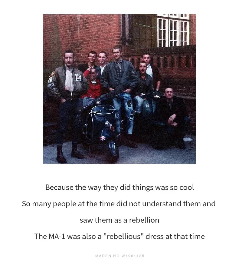 Maden Retro MA1 Bomber Jacket Thickened Splicing Baseball Flight Coat with Inner Pocket for Men's Winter Cotton Padded Jacket