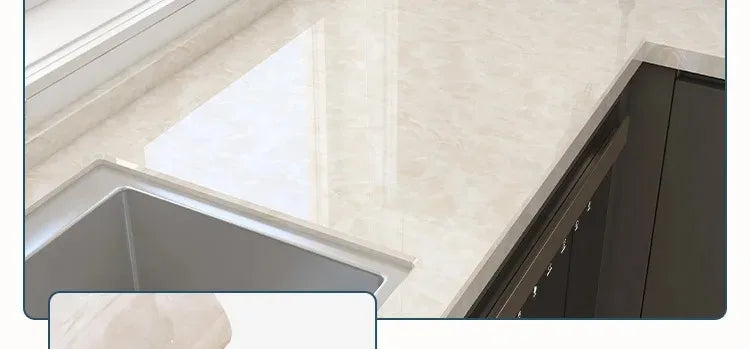 40cm Marble Kitchen Oil-Proof Film Stove Waterproof Moisture-Proof Self-Adhesive Wallpaper Countertop  Renovation Tile Stickers