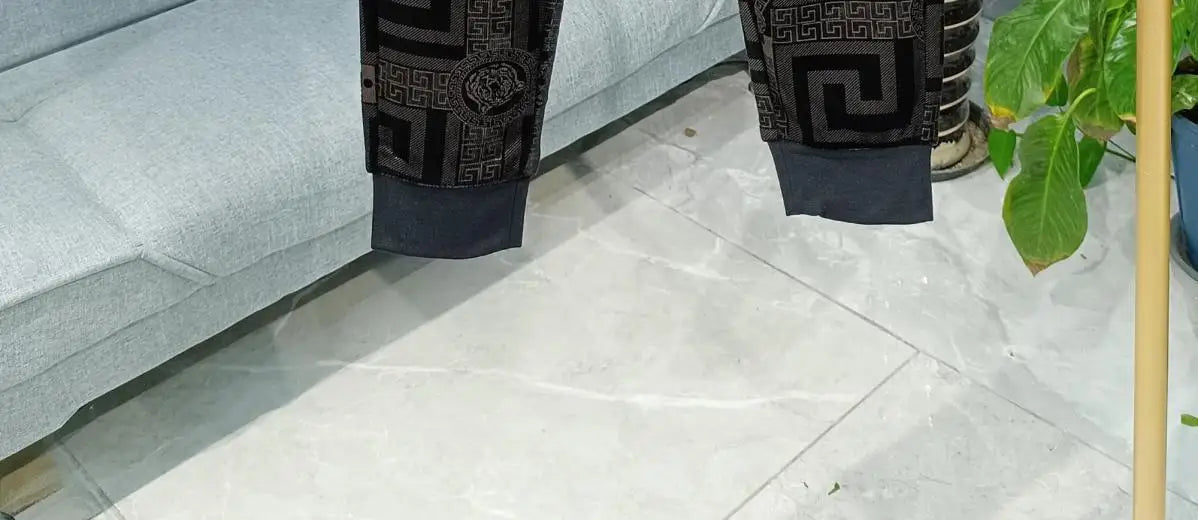 New Harem Pants with Tiger Embroidery for Men Autumn and Winter Sweatpants Men Clothing baggy Joggers Streetwear Track Pants