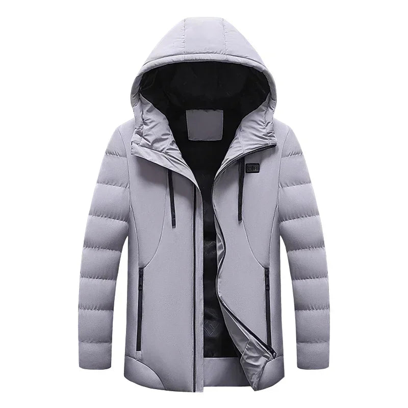 11 Zone Heating Jacket Vest Men Electric Heating Padded Jacket Usb Heating Clothes Outdoor Women Cold-proof Warm Ski Down Jacket