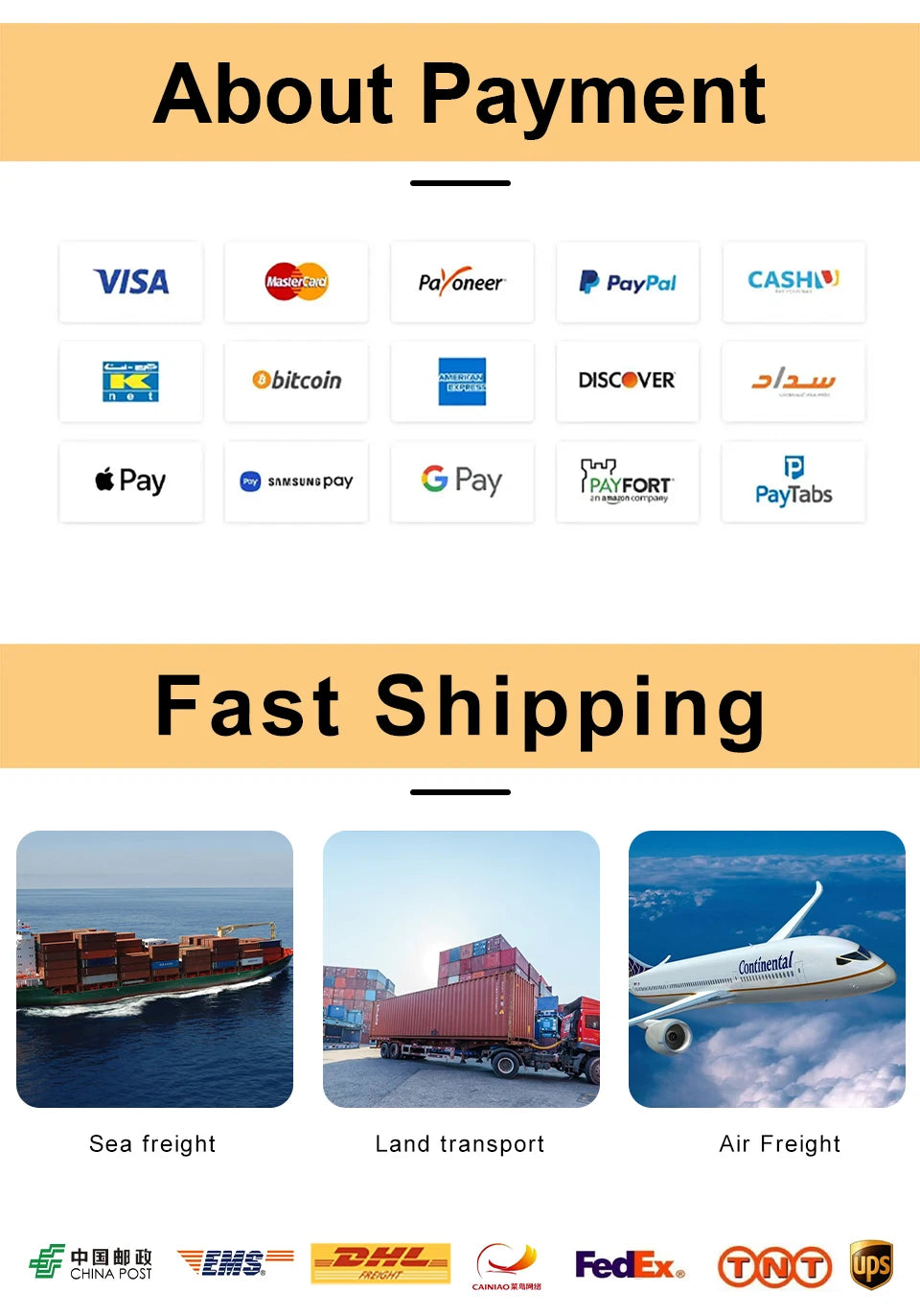 JUIDINTO 1pc Aluminium Cabinet Handle Pulls Black Handle 96-320mm Kitchen Drawer Handle for Furniture Wardrobe Closet