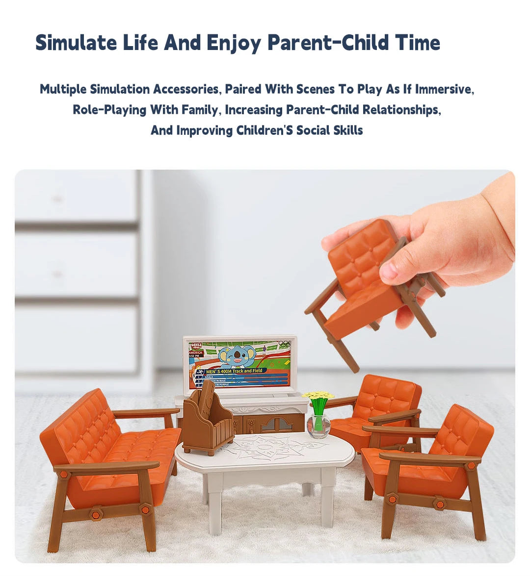 Dollhouse Miniature Furniture Accessories 1/12 Supermarket Micro Model Bedroom Forest Family For Kitchen Toys Doll Girl Gift