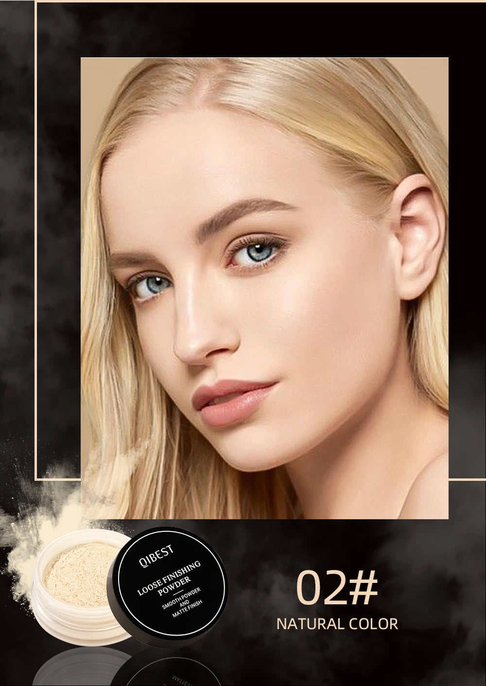Face Loose Powder Translucent Matte Pink White Setting Powder Oil-Control Cosmetics Long-Lasting Waterproof Facial Makeup Powder