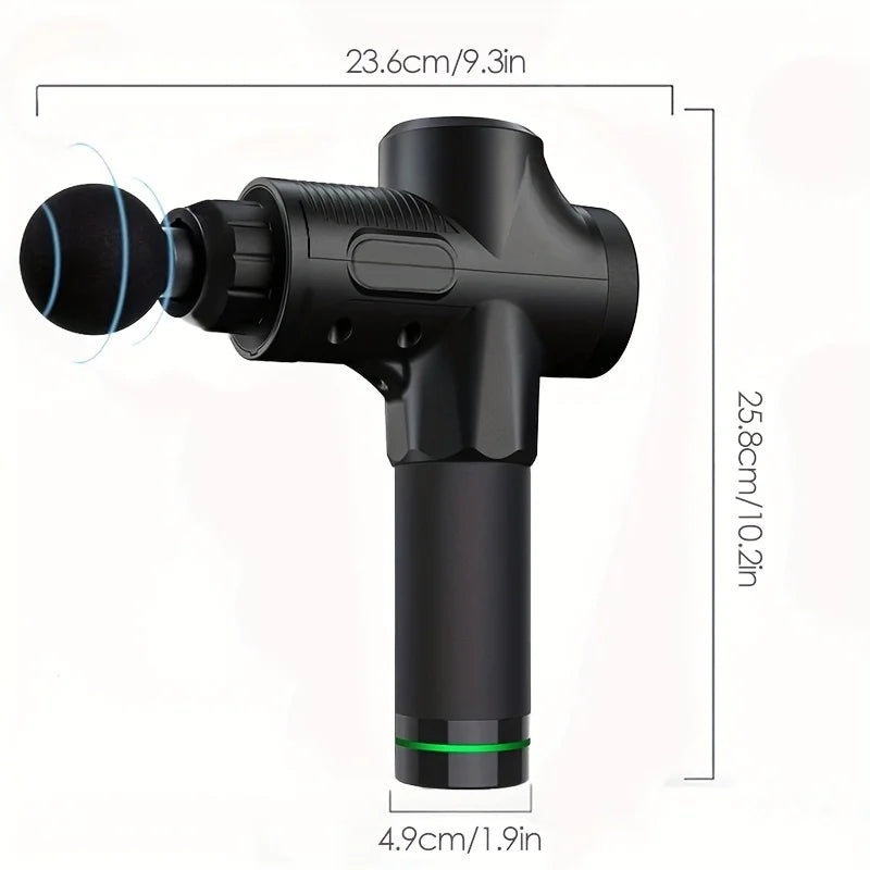 Massage Gun Fascia Deep Muscle Relax Body Neck Massager 99 Level Electric Fitness Equipment Noise Reduction Male Female