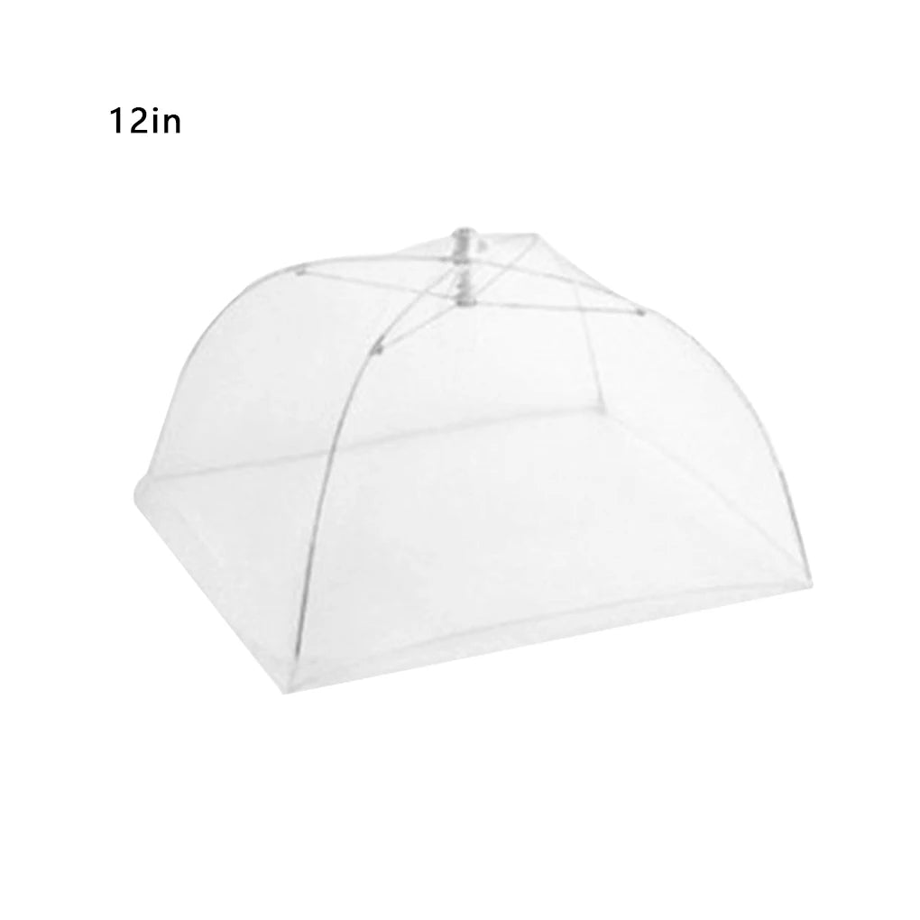 Food Mesh Cover Folding Household Kitchen Dish Umbrella Reusable Lace Protect Against Mosquitoes Fly Bug Plate Protector Food