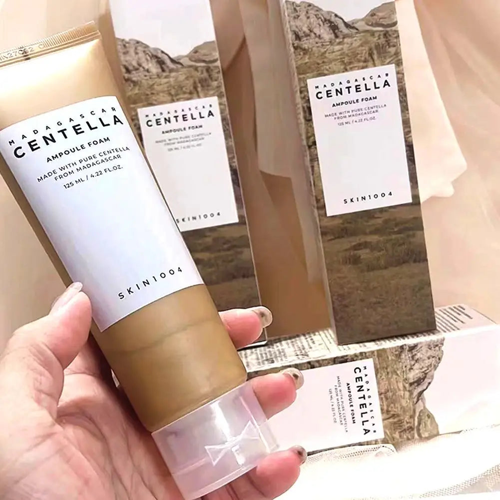 Centella Asiatica Deep Cleansing Foam,Facial Cleanser, Oil Control Soothing Lotion,Remove Pore,Mild Exfoliating Skincare Product