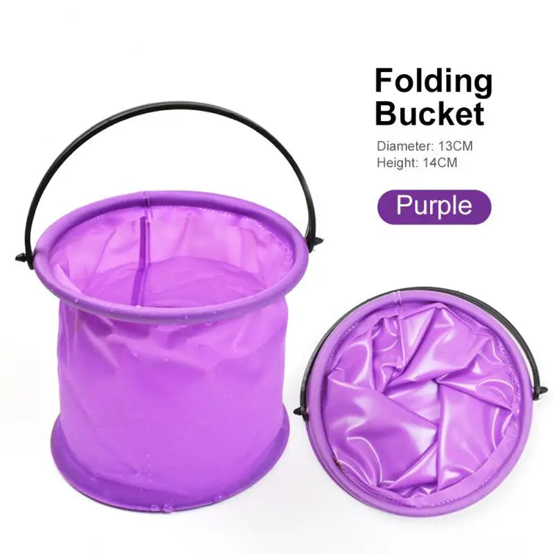 Retractable Bucket For Fishing Folding Collapsible Bucket Wash Outdoor Fishing Square Barrel Bathroom Kitchen Folding Bucket