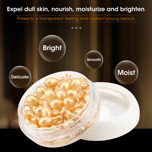 30/150Pcs Hyaluronic Acid Capsules Serum Hydrating Repair Moisturizing Essence Liquid Facial Deeply Nourishes Firming Skin Care