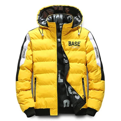 DIMUSI Winter Men Padding Jacket Fashion Male Thicken Down Thermal Parkas Casual Outwear Windbreaker Hooded Coats Man Clothing
