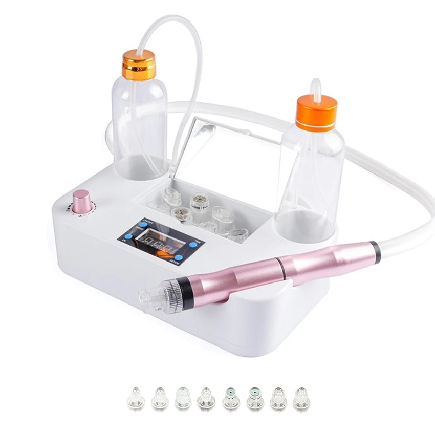 Small Bubble Beauty Device Cleansing Machine Blackhead Removal Water Spray Hydro Jet Face Pores Vacuum Suction Acne Cleaner
