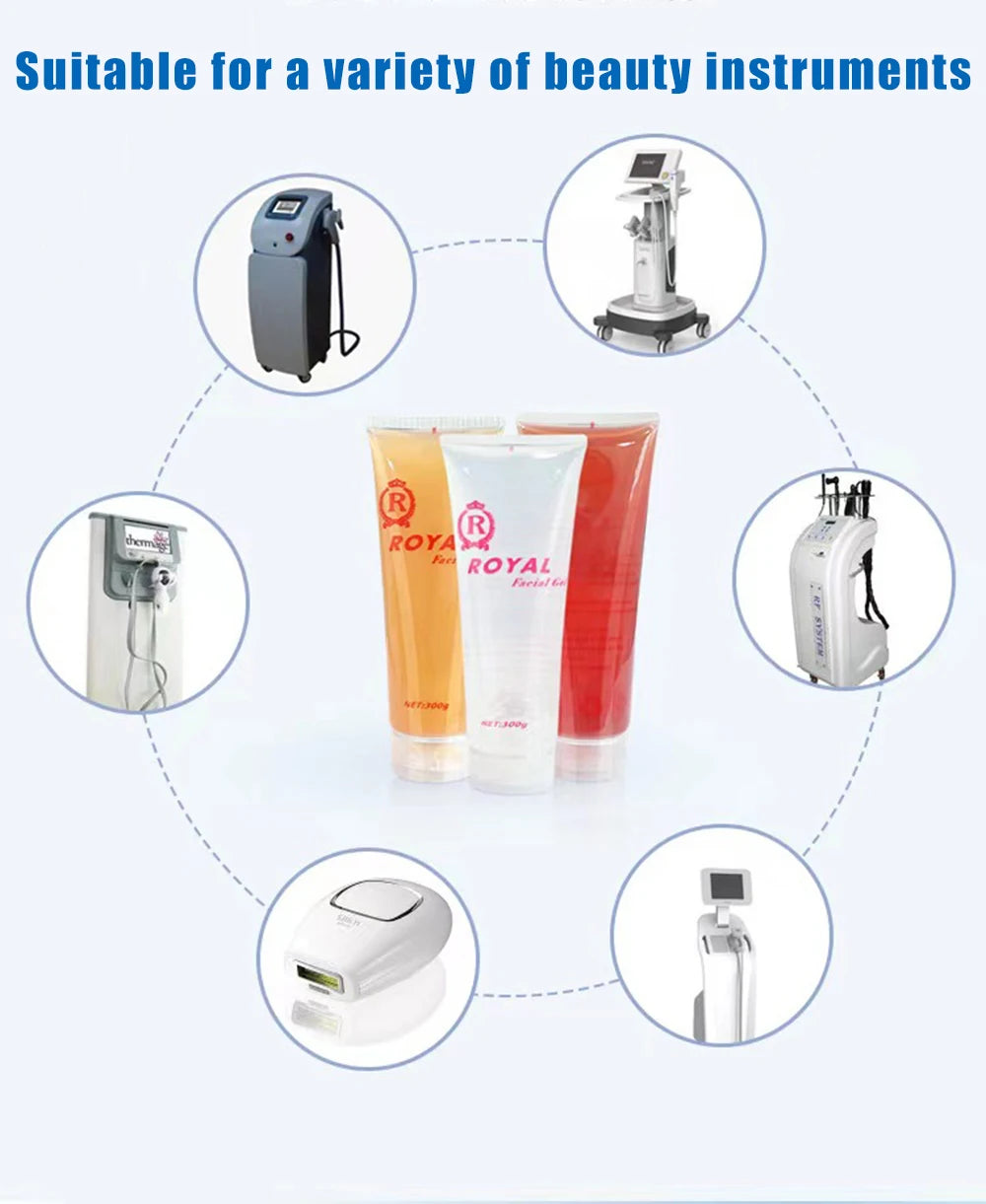 Facial Skin Lifting Firming Tighten Anti Wrinkles Injection Gel Cream RF&EMS Body Slimming Ultrasonic Gel Massager Cavitation