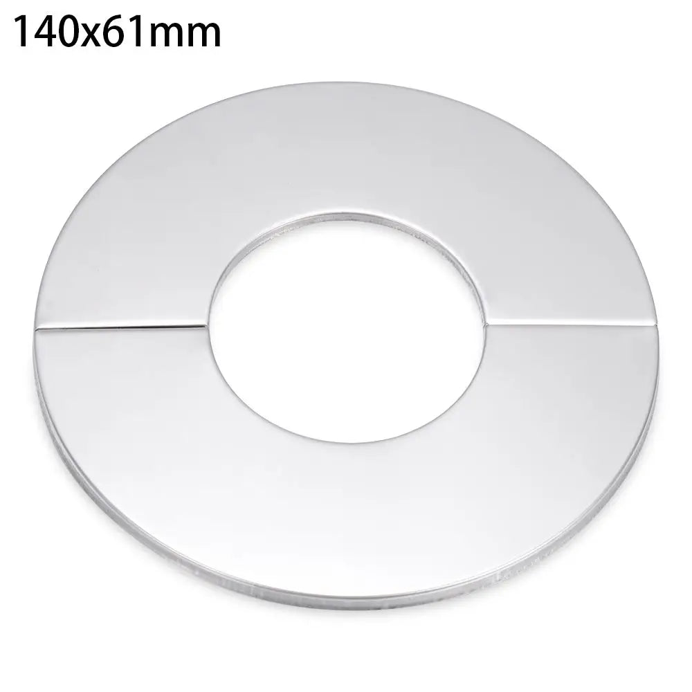 Black Stainless Steel Water Pipe Wall Covers Shower Chrome Finish Faucet Decorative Cover Kitchen Bathroom Accessories