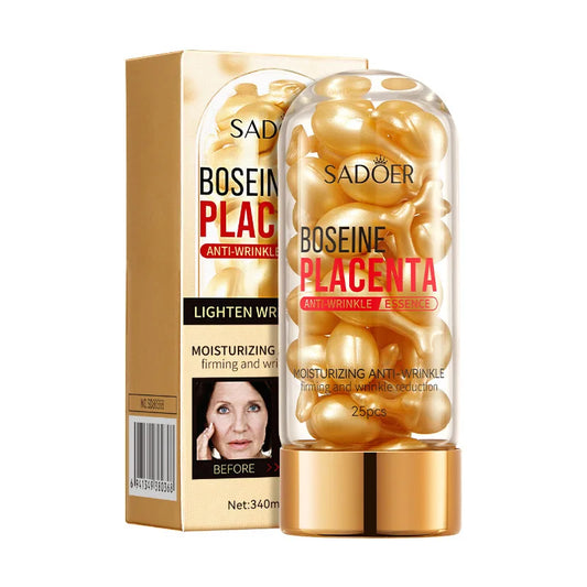 25pcs SADOER Boseine Face Serum Capsule Facial Moisturizing Brightening Firming Facial Essence Beauty Face Skin Care Products