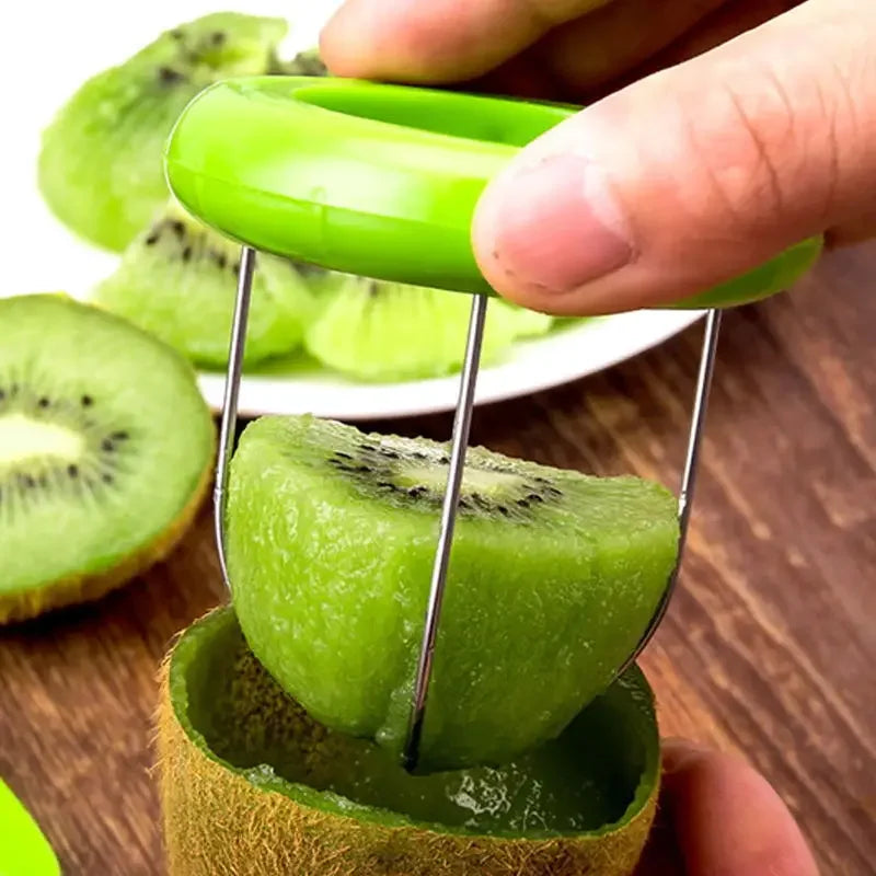 Fast Peel Kiwi Cutter Fruit Peeler Slicer Lemon Kiwi Slicer Peeling Pitaya Spiralizer Kitchen Gadgets Salad Cooking Tools