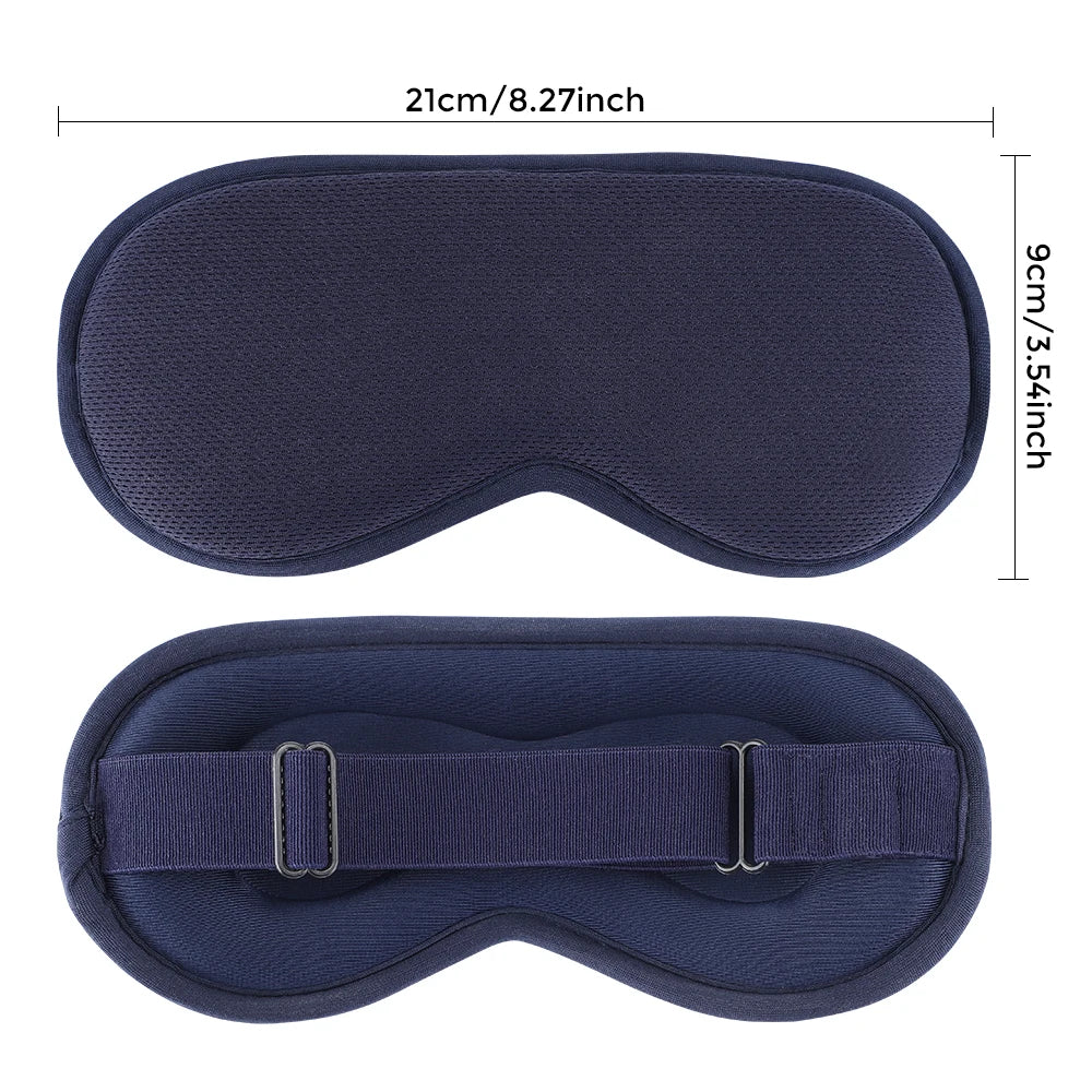 Hot Compress Massage Eye Mask Electric Heated Eye Massager for Relieve Eye Strain Dark Circles Sleeping Mask Eyeshades