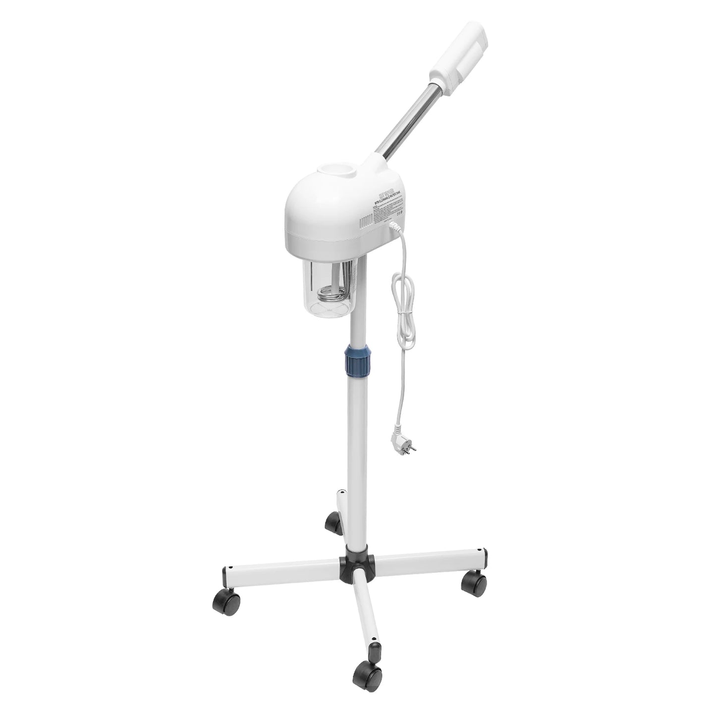 750ml Ozone Facial Steamer Height Adjustable Sprayer 360° Rotatable Movable Skin Care Equipment for Salon Beauty Spa White/Black