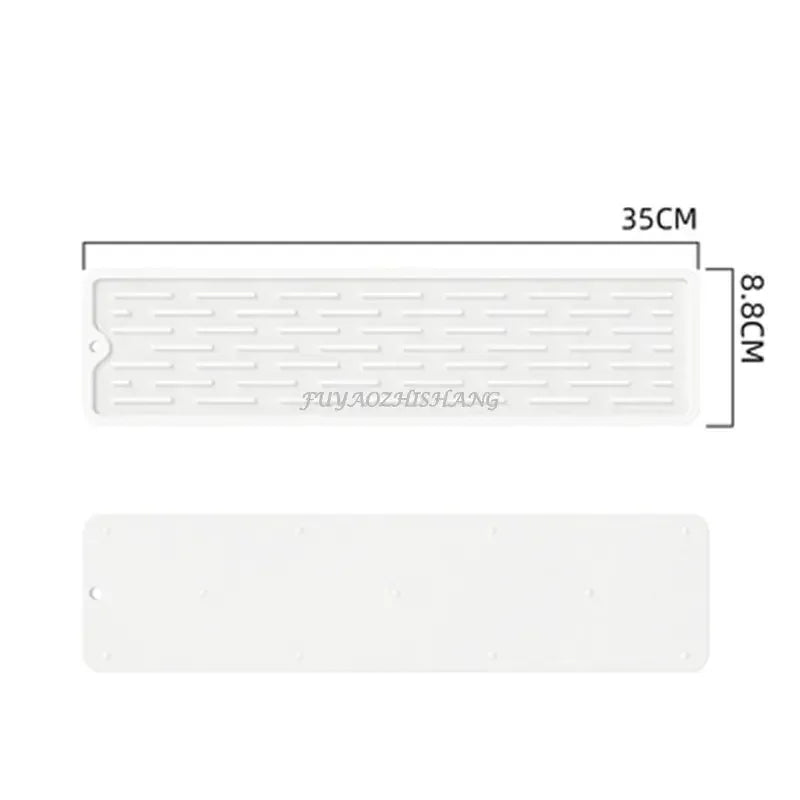 Kitchen Silicone Faucet Mat Drip Protection Pads Faucet Water Catcher Mat Sink Drain Pad Waterproof Non-slip Bathroom Gadget