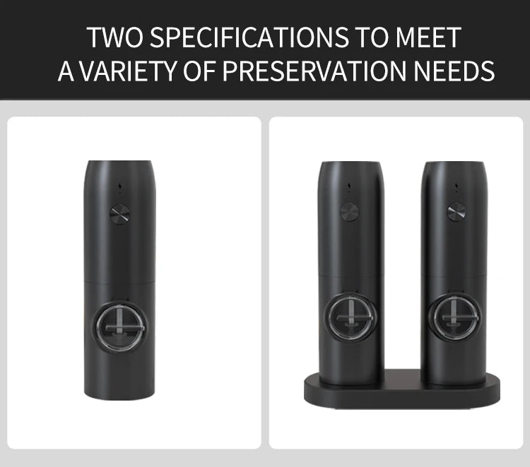 USB Rechargeable Electric Salt And Pepper Grinder With Adjustable Coarseness Refillable Mill Battery Powered Home Kitchen Gadget