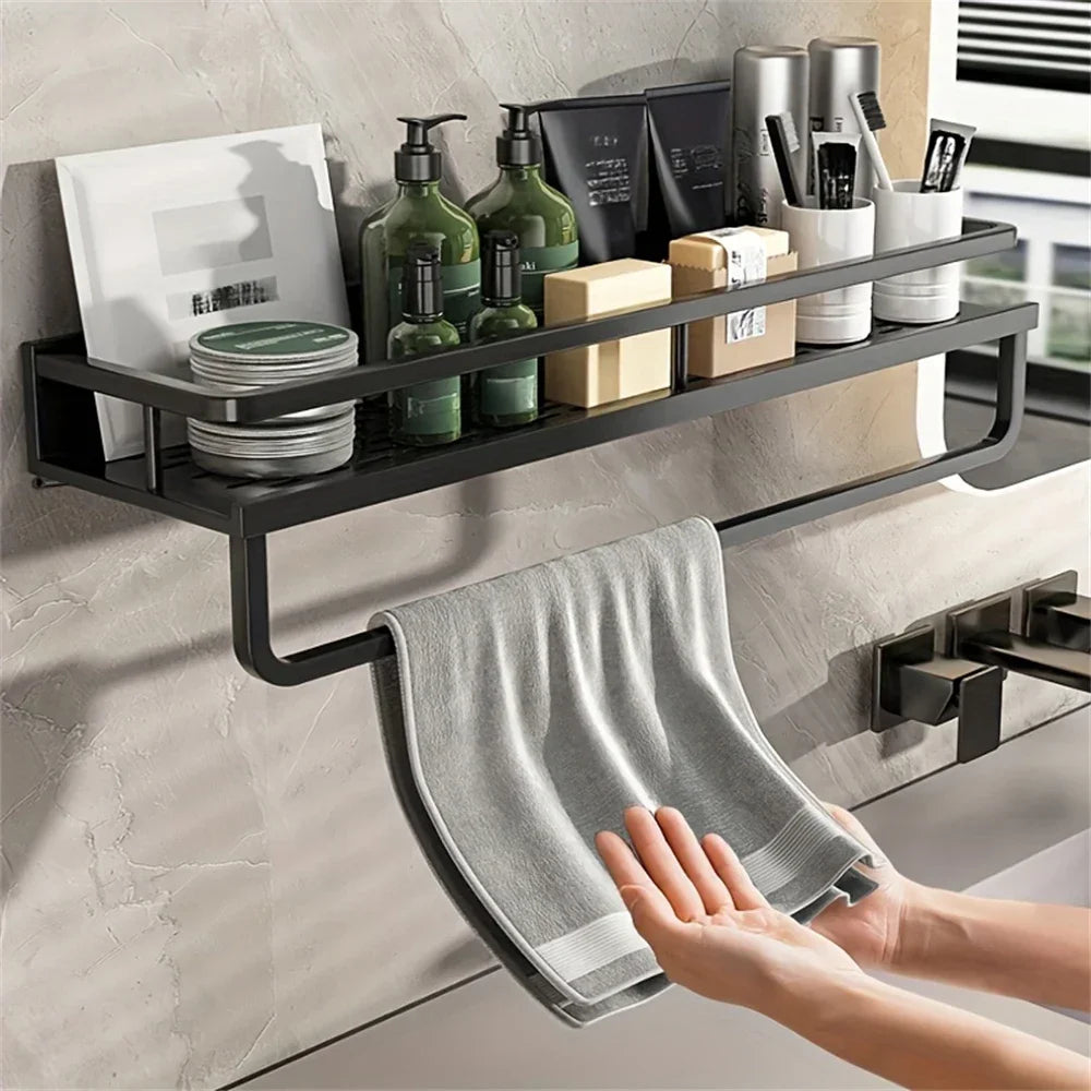 Bathroom Kitchen Multi-functional Storage Shelf Wall-mounted Storage Shelf for Indoor Wall Storage
