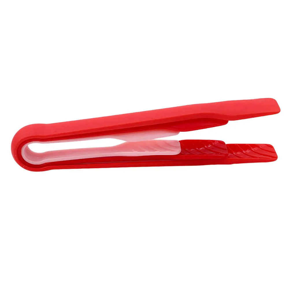 Silicone world 3pcs PP Food Tong Kitchen Tongs Non-slip Cooking Clip Clamp BBQ Salad Tools Kitchen Accessories Cake Food Clip