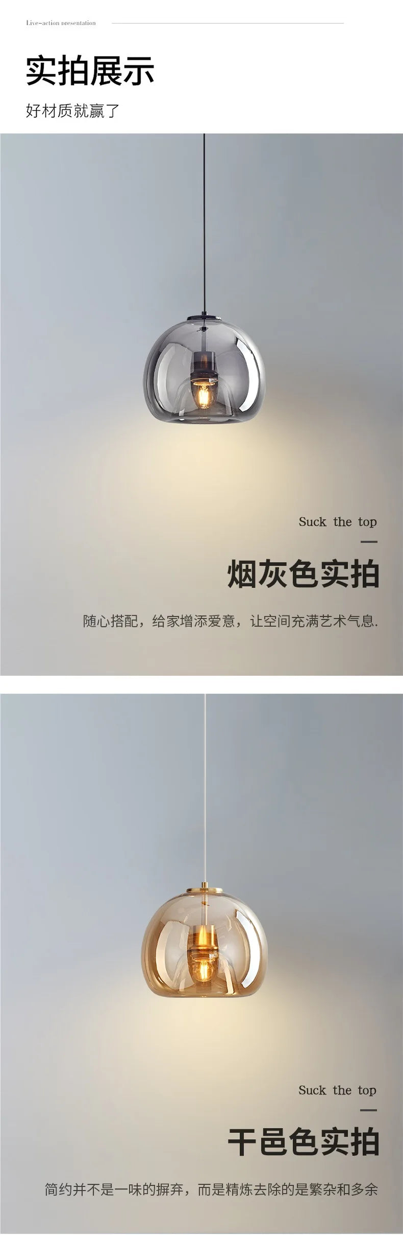 Nordic Restaurant Chandelier Lustre Pendant Lights Minimalist Coffee Shop Dining Kitchen Hanging Lamp Bar Bedroom Bedside Lamp