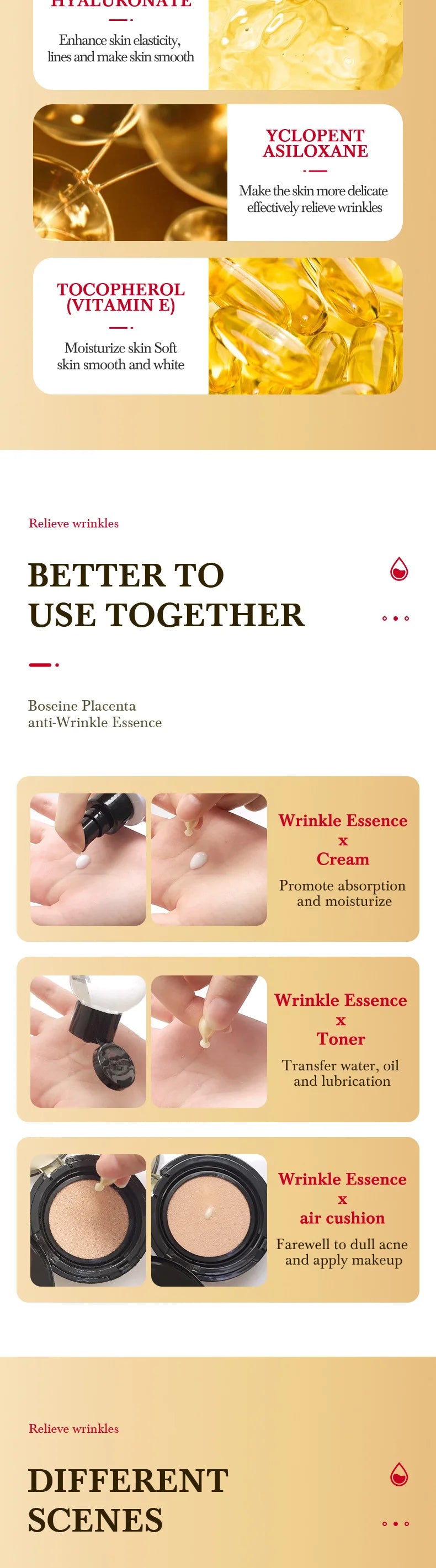 25pcs SADOER Boseine Face Serum Capsule Facial Moisturizing Brightening Firming Facial Essence Beauty Face Skin Care Products