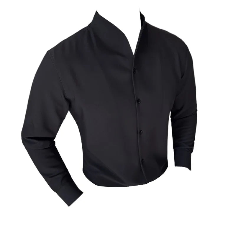 Shirts Men Dress Spring High Quality Shirts Slim Men's Business Formal Social Long Sleeve Men Casual Chemise Homme Tuxedo Shirts