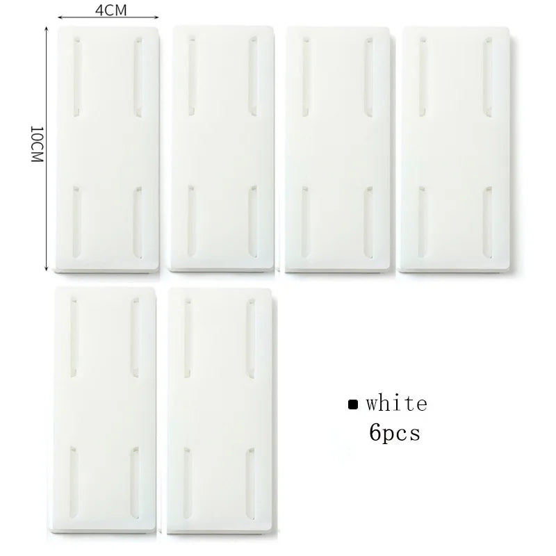 Self-Adhesive Power Socket  Strip Fixator Wall  Mounted Self Adhesive  Punch Free Row Plug Holder for Kitchen Home Office