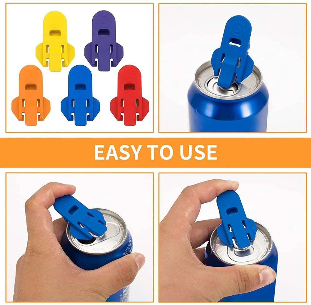 Simple Portable Bottle Opener Reusable Easy Can Opener No Harm to Hands Beverage Bottle Opener Kitchen Supplies Camping Tools