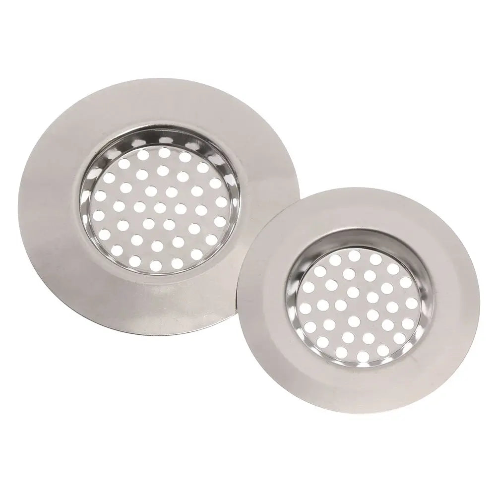 Kitchen Drain Plug Stainless Steel Sink Strainer Mesh Trap Drain Filter Hair Clean Up Waste Catcher Bathtub Accessories