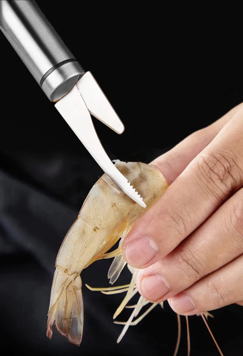 Double-headed Shrimp Line Knife Kitchen Accesories Cleaning Tools Stainless Steel Multifunctional Fish Maw Cutter Utensils Bar
