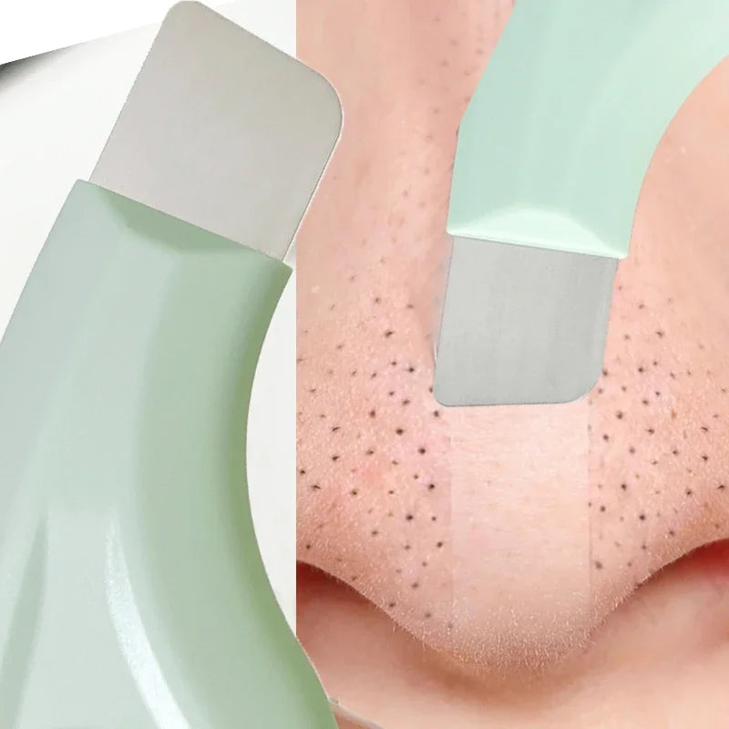 Mini Skin Scrubber Face Spatula Portable Facial Skin Exfoliator Scraper Blackhead Remover Pore Shovel Facial Deep Cleansing Tool