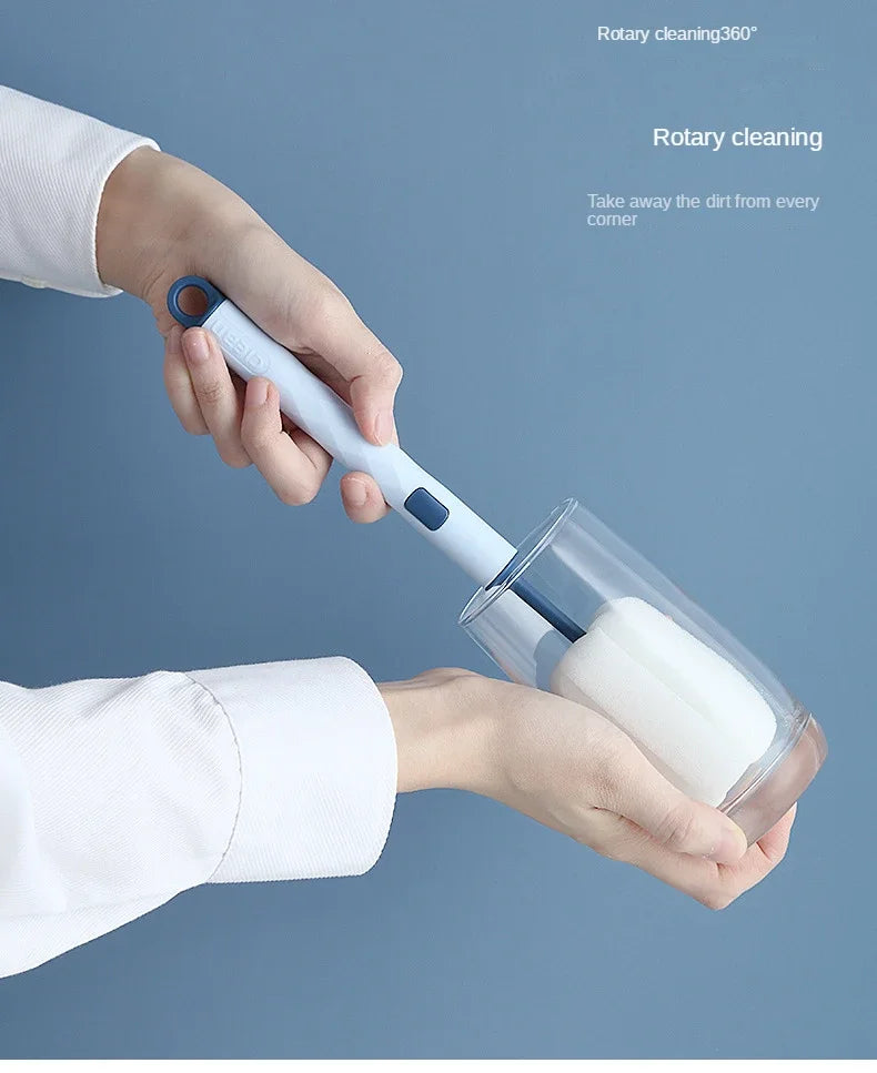 Removable Sponge Baby Cup Bottle Brush Kitchen Cleaning Tool Bottle Cleaning Cleaning Brush  ершик для бутылок