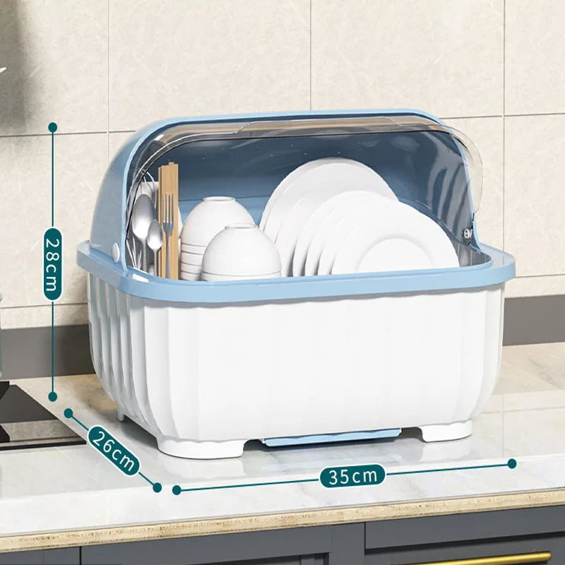 Kitchen Dish Drainer Rack With Removable Drip Tray Utensil Drying Holder Washing Up Drainer Rack Plate Organiser for Kitchen