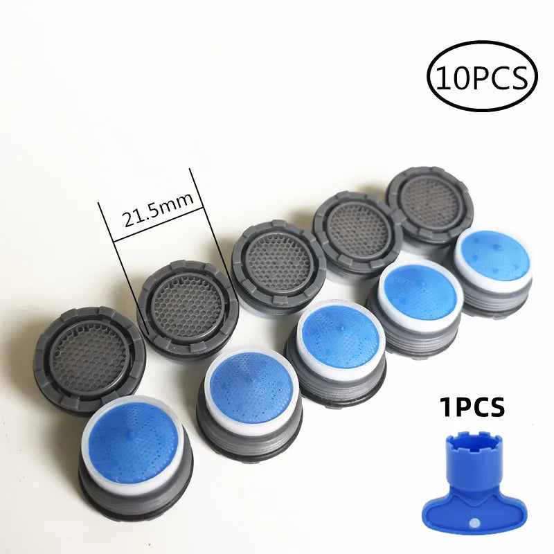 Bubbler 10Pcs 16.5mm 18.5mm 21.5mm 23.5mm Kitchen Male Thread Water Saving Hidden Aerator Faucet Public Bathroom Accessories