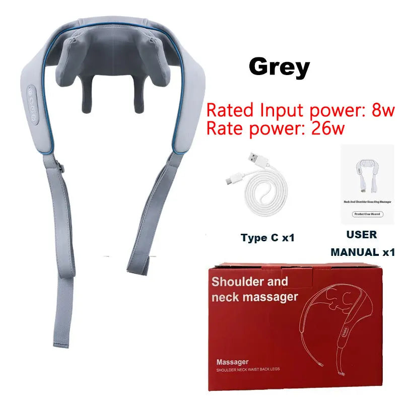 Neck Massager Back Shoulder Massager for Muscle Relax Multifunctional Neck And Shoulder Relaxing Massage Shawl  Massaging body