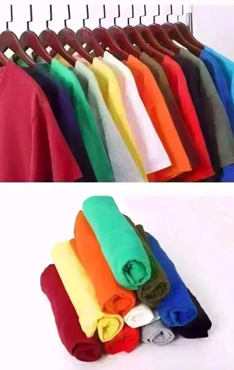 Men's Vintage T-Shirt Summer Sports Fitness Cotton Crew Neck Short Sleeve Joggers Gym Tee Running Training Oversized T-Shirts