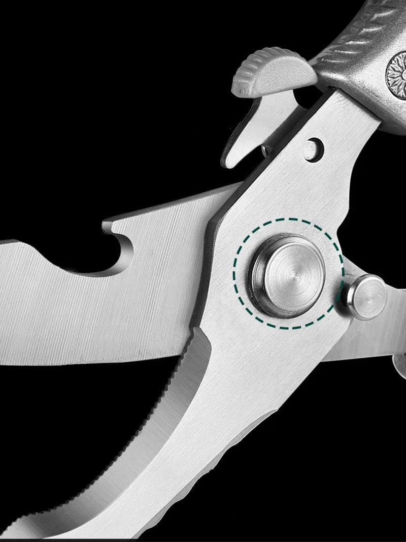 Professional Chicken Bone Scissors Upgraded Poultry Shears Cutter Stainless Steel Turkey Meat Fish Vegetables Kitchen Scissors