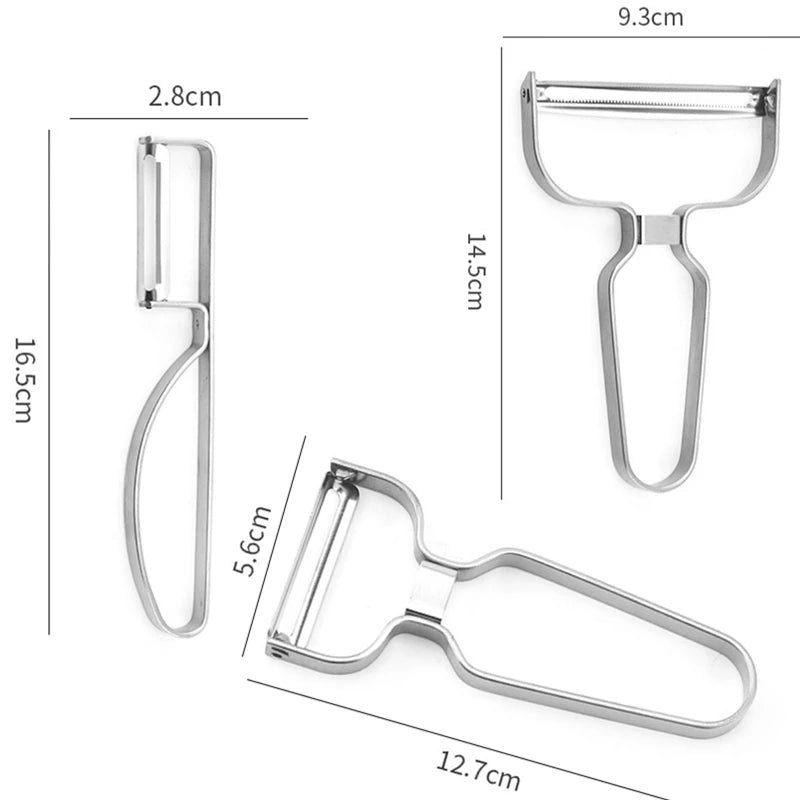 Kitchen Manual Stainless Steel Peeler Multifunctional Vegetable Grater Slicer Paring Knife Fruit Cutter Household Tool Gadgets