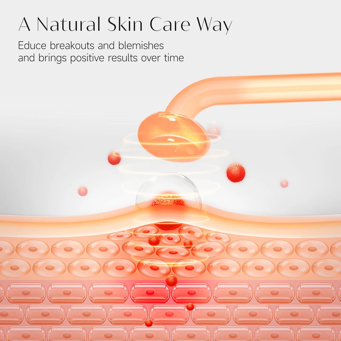 DARSONVAL High Frequency Red Light Therapy Wand Neon Electrotherapy Glass Tube Acne Spot Wrinkles Remover Beauty Facial Care