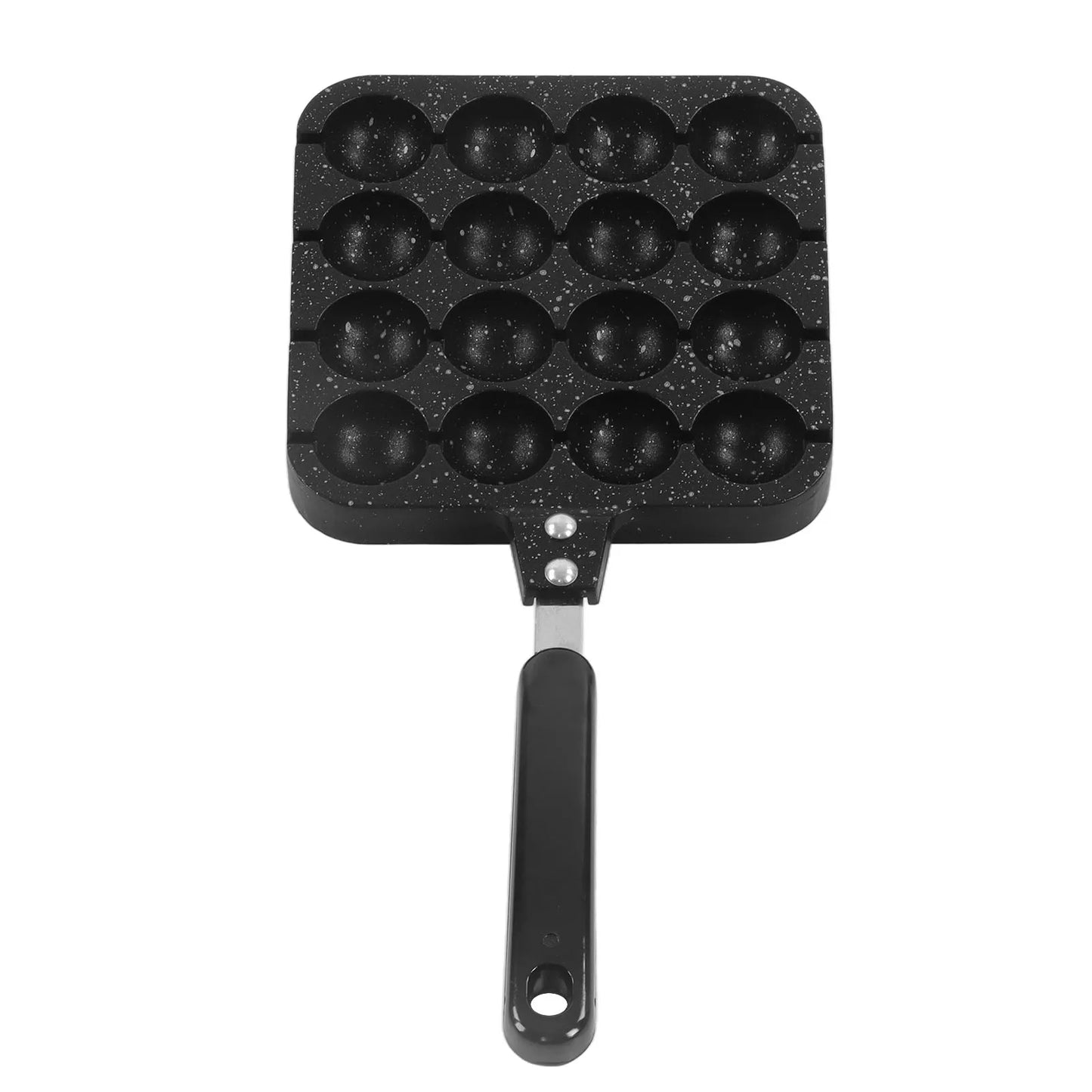 Octopus Meatballs Pan 16 Holes Octopus Meatballs Pan Aluminum Alloy Takoyaki Baking Mold Tray for Home Kitchen