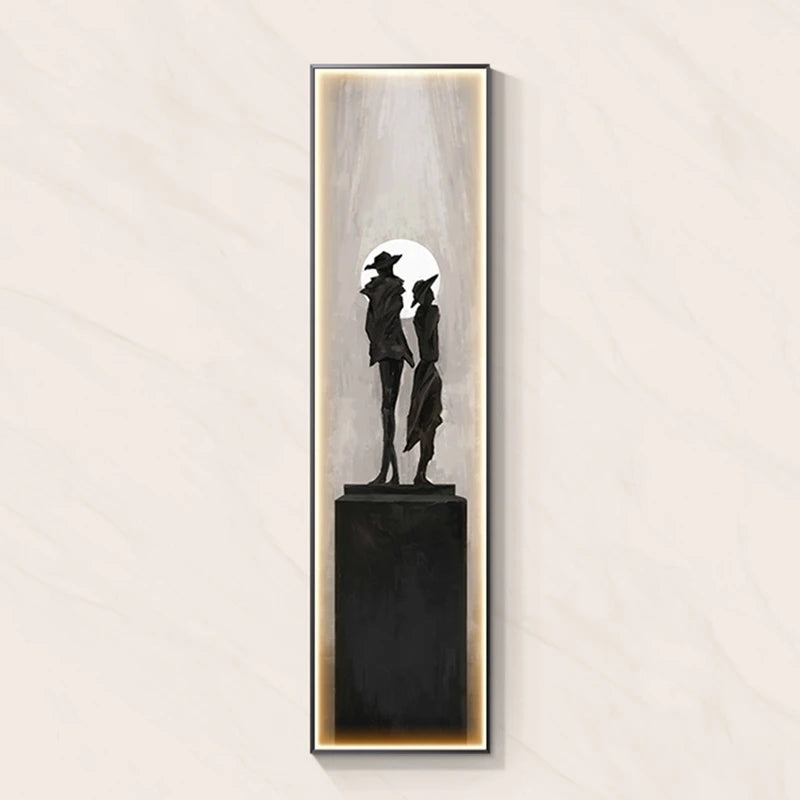 Modern Abstract Art Interior Painting Led Wall Hanging Lamp For Living Room Kitchen Porch Aisle Dining Room Room Home Decoration