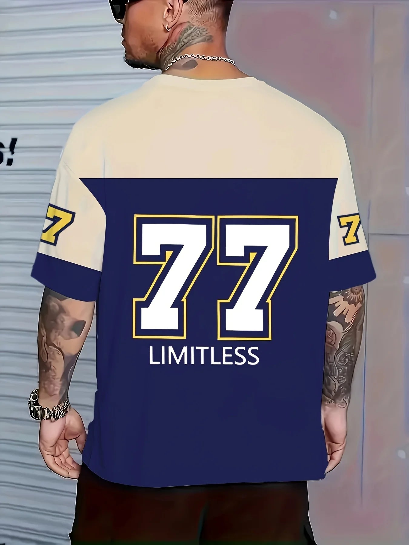 Men's summer fashionable streetwear T-shirt, casual round neck short sleeved top with 3D digital printing pattern, slightly elas