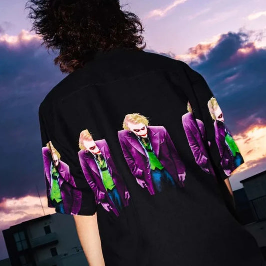 Harajuku Street Fashion Summer T Shirt Breathable Patter Round Neck Men Women Tops Hip-hop Trendy Character Short Sleeved Shirt