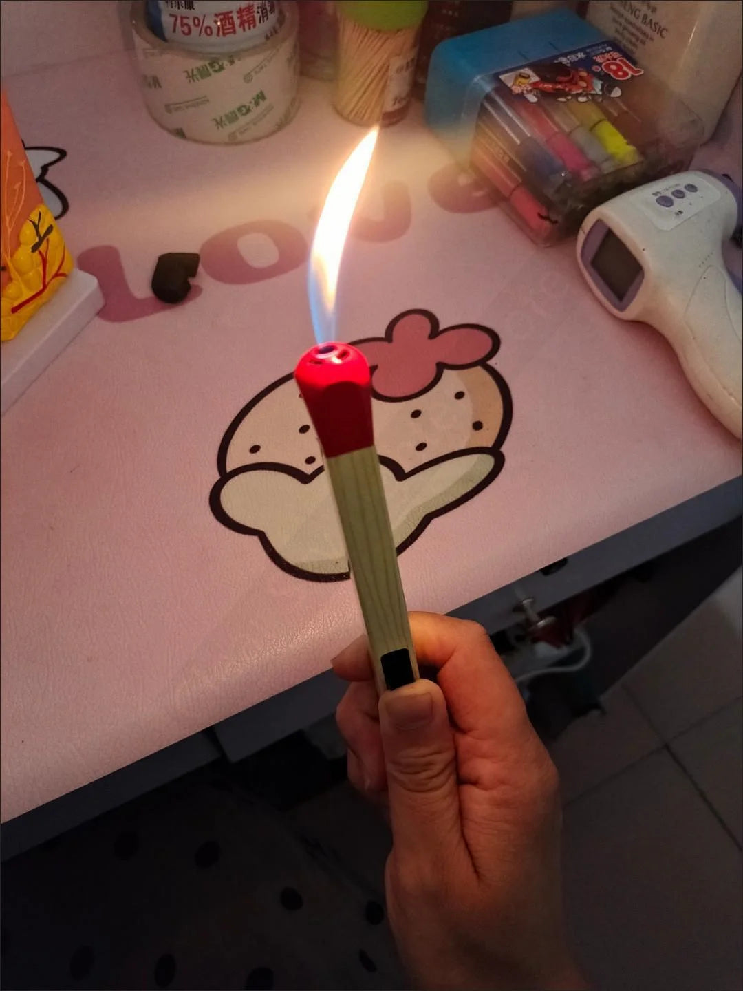 Super Long Luminous Matchstick Lighter Butane Torch Inflatable Lighter Household Aromatherapy Kitchen Gadgets Daily Necessities