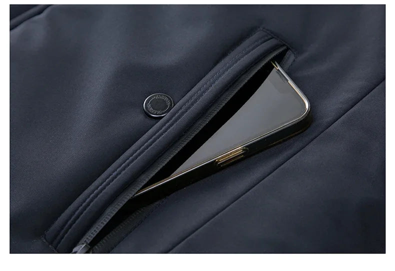 Men's Fashion Thickened Cotton-padded Jacket Windproof Warm Wear Resistant Fashion Casual High-quality Fabric Crisp Comfortable